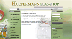 Desktop Screenshot of holtermann-glasshop.de