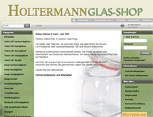 Tablet Screenshot of holtermann-glasshop.de